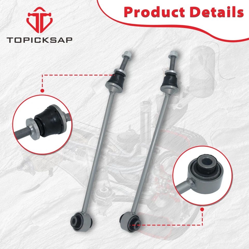 2 piezas para Benz GL350 ML350 W166 X166 2013-2016 estabilizador delantero barra estabilizadora enlace Foto 2 de 4