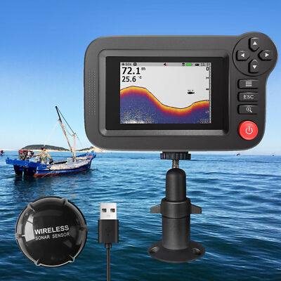 Wireless Sonar Fish Finder Underwater Depth Sounder With