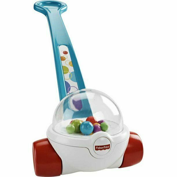 FISHER PRICE CLASSIC CORN POPPER INFANT PUSH ALONG TOY *DISTRESSED PKG