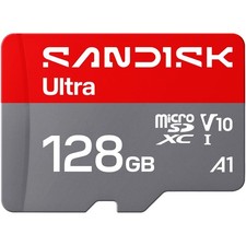 SANDISK 128GB Ultra microSD UHS-I Card - Up to 195MB/s Read Speed, Full