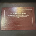 1878-CC Morgan Silver Dollar Fine Details  Display Folder & Stamps   VIN5!