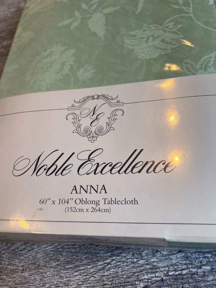 Noble Excellence Anna Mantel Oblongo Nuevo De Colección 60 x 104 Floral Navidad Foto 2 de 4
