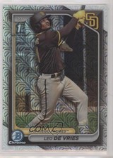 2024 Bowman Chrome Prospects Mega Box Mojo Refractor Leo De Vries #BCP-179 0e3n
