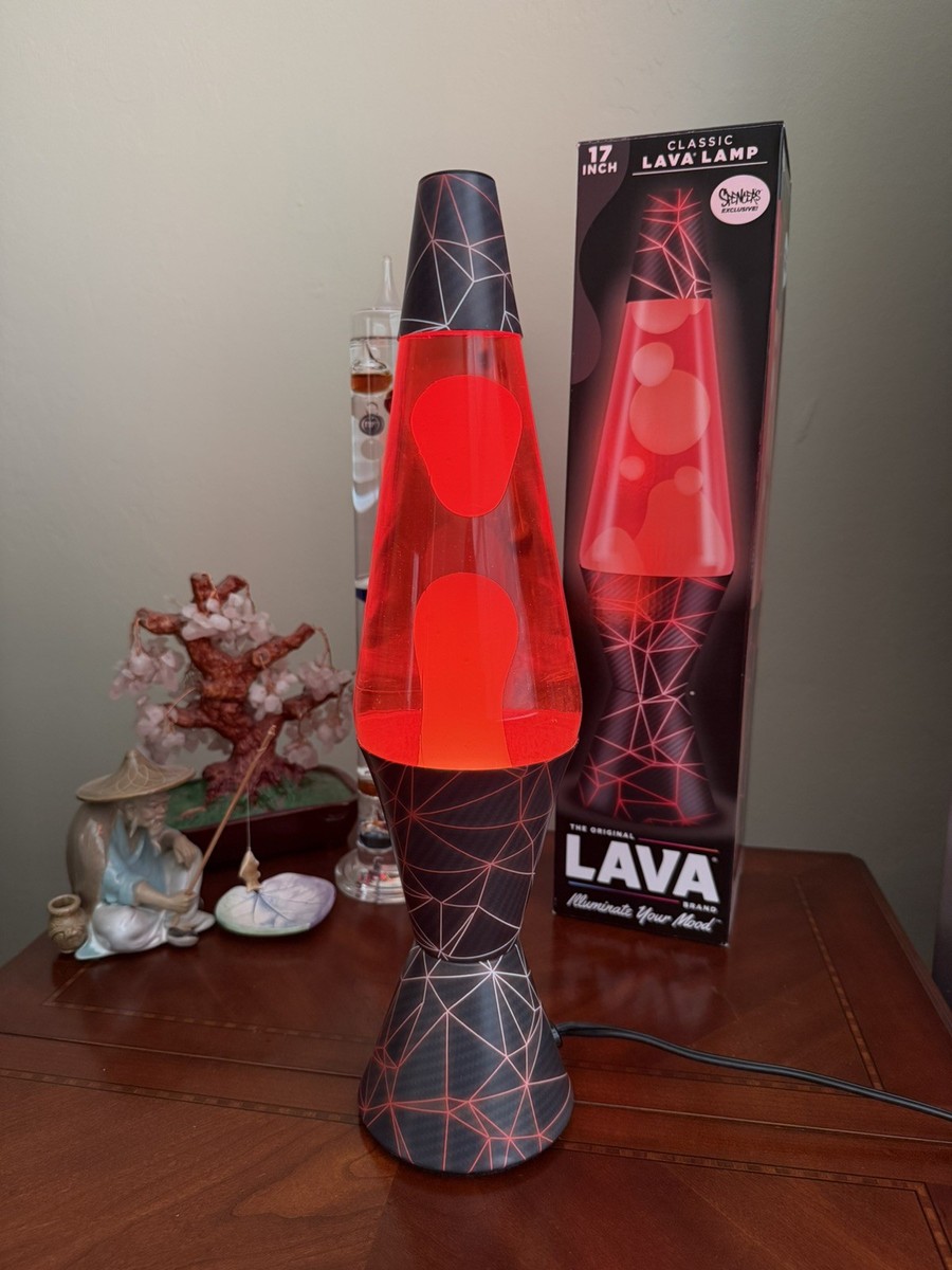 Lava Lite Lamp Vintage RARE Red & White 2024 Original Discontinued