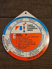 Neat Piece Amc Power Steering Diagnostic Wheel Dealership Booklet Manual