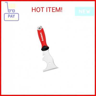 Goldblatt 9-in-1 Paint Scraper Tool, Heavy Duty Stainless Steel Putty Knife Scra