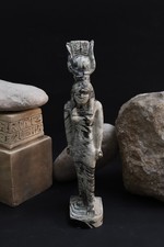 Rare Ancient Egyptian Antiques Queen Isis Goddess of Magic Statue Pharaonic BC