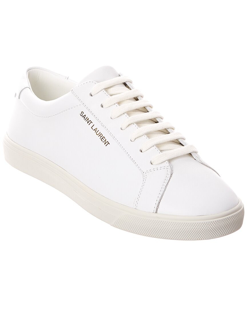 Saint Laurent Andy Leather Sneaker Women's White 36