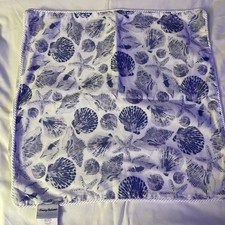 TOMMY BAHAMA 20  x20  Blue Seashell Rope Piping Throw Pillow 2PC Set NWOT