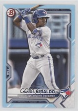 2021 Bowman Draft Sky Blue 255/499 Miguel Hiraldo #BD-98 0q1p
