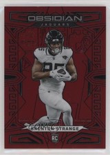 2023 Panini Obsidian Asia Red Flood Electric Etch /90 Brenton Strange Rookie RC