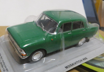 Moskwicz 408 -1:43- - das Original aus ca. 1966 - DeAgostini ca. J. 2000  GRÜN