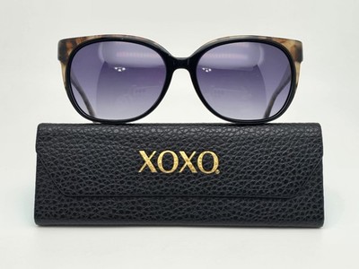 XOXO Key Largo Tortoise Frame Polarized Grey Gradient Lens Sunglasses w/ Case