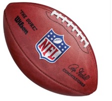 THE DUKE NFL FOOTBALL Wilson Official NFL Game Football Goodell