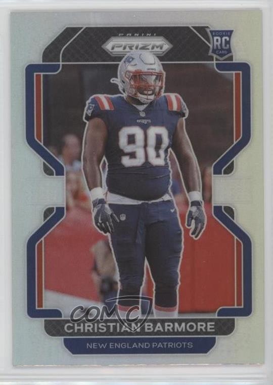 2021 Panini Prizm Rookie Silver Prizm Christian Barmore #388 12yh