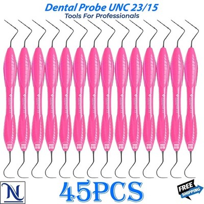 Dental Periodontal Measuring Probe UNC 15/23 with Explorer Silicone Grip