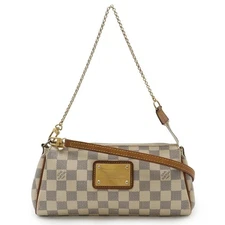 Louis Vuitton Damier Azur Eva 2-Way Shoulder Bag Chain Clutch N55214