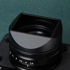 Square Metal Lens Hood Fit For Fujifilm Fuji XF23mmF2.8 R WR