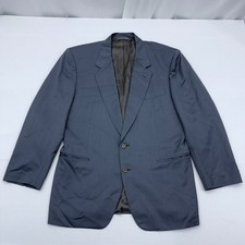 Canali 100 Wool Sport Coat Blazer Mens US 44R Gray 2-Button Made Italy Jacket