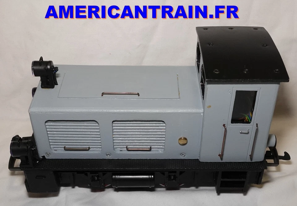 Locomotive de manœuvre diesel fabrication artisanale échelle G type LGB - Photo 1/4