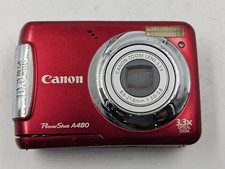 Canon PowerShot A480 10.0 Mp Fotocamera Digitale Rosso - Non Funzionante
