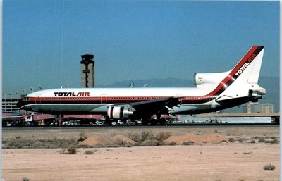Total Air Airlines, Lockheed L-1011-1 Los Angeles, California Postcard