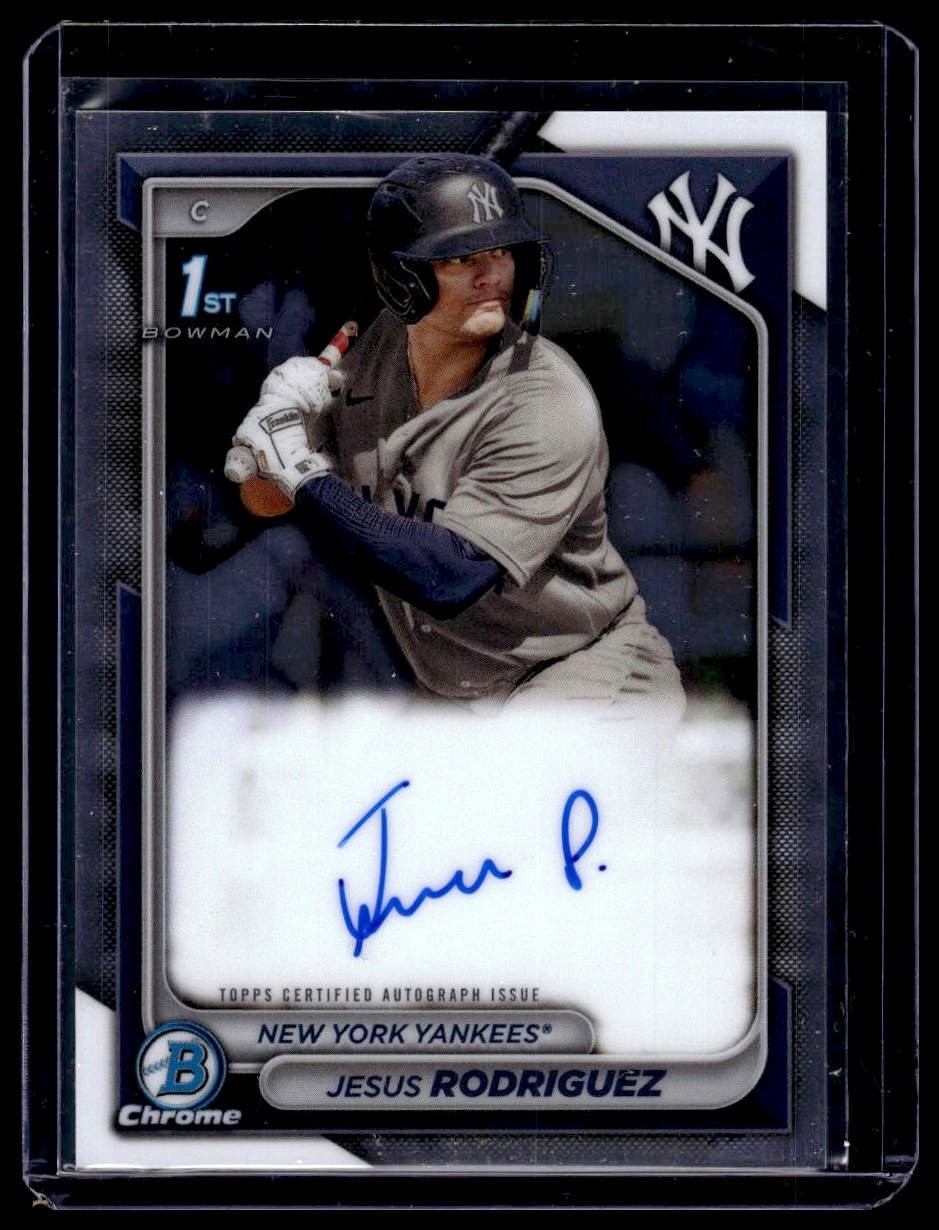 2024 Bowman #CPA-JR Jesus Rodriguez Chrome Prospect Autographs
