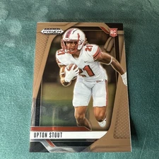 2025 Panini Prizm Draft Picks #149 - Upton Stout Rookie Logo - Western Kentucky