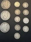 $3.40 Barber Halves and Dimes Lot