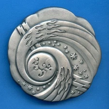 Fiat Vita - Medallic Art Company .999 Fine Silver 2 7/8" Medal MACO ASW 11.96ozt