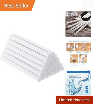 Effortless 4-Inch Humidifier Wick Replacement - 40 High-Quality Filters Included