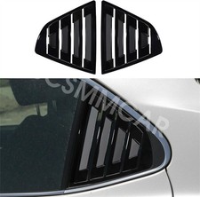 Cubierta de persiana de ventana lateral trasera exterior de coche 2 piezas apta para Toyota Camry 2018-2022