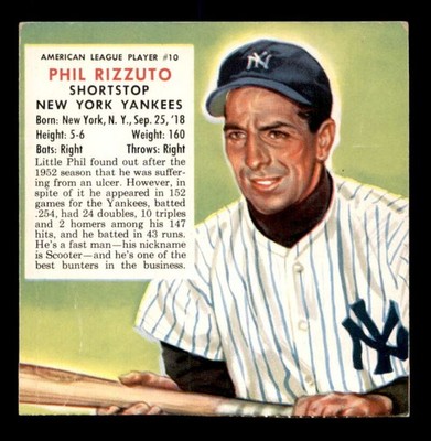 1953 Red Man AL #10 Phil Rizzuto   VG J3604811