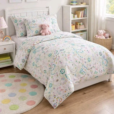 Pottery Barn Teen Colorful Floral Paisley Full/Queen Cotton Duvet Cover