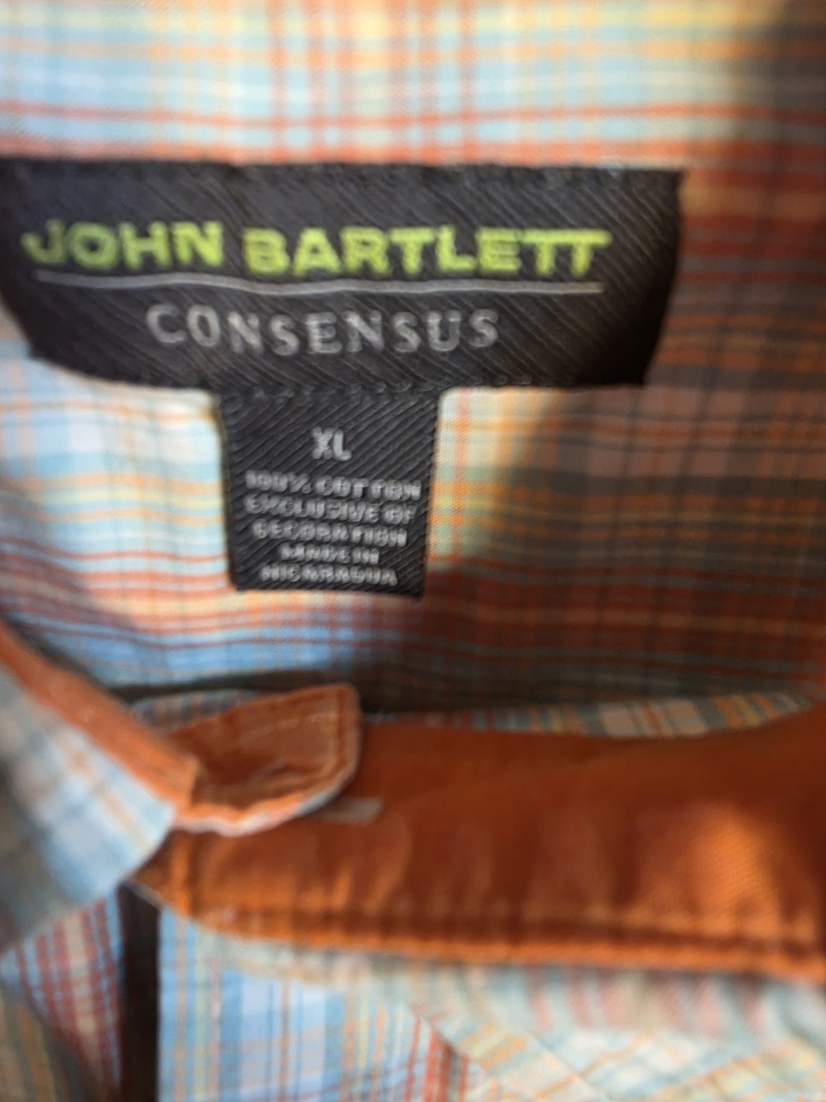 John Bartlett Consensus Plaid Button Down Shirt  … - image 6