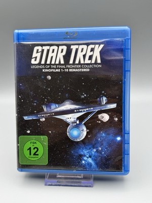 Star Trek Legends Final Frontier 1-10 Box Blu-Ray Kinofilme 10 Discs Sci-Fi