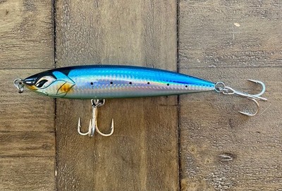 (1) floating  6'inch Topwater Stickbait  TUNA , MAHI ,KING FISH YELLOW TAIL