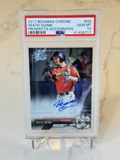 Heath Quinn - 2017 Bowman Chrome Prospects Autographs Rookie RC PSA 10 - Giants