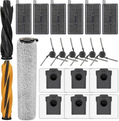21 Pack Replacement Parts for Dreame Aqua10 Ultra Roller Robot Vacuum Cleaner