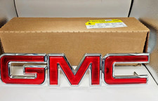 Genuine Gm 22881265 Red Gmc Front Grille Emblem Badge Oem