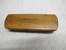 Vtg Shoe Polisher Brush 100 Horsehair Wooden handle Sterilized