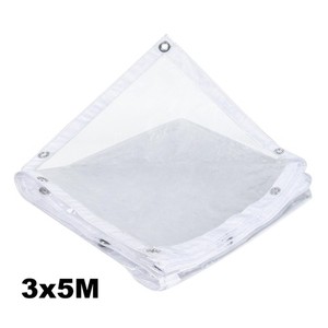 🌧️ 4x2 M Transparente PE-Planen Mit Ösen –  Produktbild-Vorschau 5