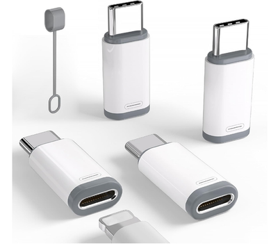 #ad 4 Pack Lightning to USB C Adapter for iPhone 15 16 17 17 Pro Max PlusSamsung S2 $11.50