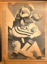Vintage 1977 AP LASERPHOTO NFL Philadelphia Eagles Keith Krepfle Steve Neils