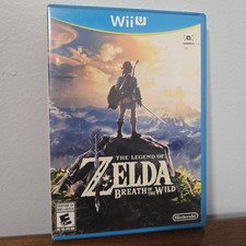 The Legend of Zelda Breath of the Wild Wii U First Print 7 Controller Misprint 