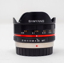 Samyang 7,5 mm F3,5 Fischaugenobjektiv für MFT M4/3