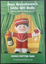 Jean Greenhowe's Little Gift Dolls 18 Knitted Characters Knitting Pattern Book