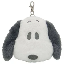 Snoopy Pass Case Gray Nakajima Corporation Character Card Holder New