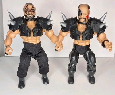  2 Remco AWA Road Warriors Custom 3d Printed Shoulder Pads Figures Not Included