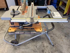 RIDGID TS2400-1 15 Amp 10" Portable Pro Jobsite Table Saw with 2 Wheel Stand